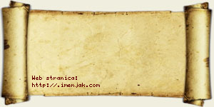 Jagoda Gajović vizit kartica